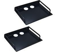 HNVNER Supporto da Parete per Accessori TV - Mensola Multimediale da Muro Scaffale da Parete per Proiettori/Lettori Blu-ray/Console di Gioco/Router/Modem/Media Box (2PCS, Grande)