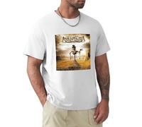 hnw Avantasia The Scarecrow Graphic T Shirts for Men Crew Neck White L
