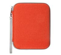Hnyaaf Custodia per carte Yoto, 80 tasche, con cerniera, organizer per album, con maniche, arancione