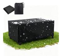 HNYDM Copertura Tavolo Esterno Impermeabile 302x72x42cm/LxWxH Tessuto Oxford 600D Coperture per Tavoli Esterni, Antivento, Anti-UV Copertura Mobili Da Giardino Per Tavoli e Sedie da Cortile