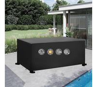 HNYDM Coperture per Mobili da Giardino 190x80x80cm/LxWxH 600D Oxford Telo Copertura Tavolo Giardino Copri Divano Esterno Telo Impermeabile Copri Tavolo da Esterno Anti-UV Antivento