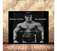 Hnyjyfa Dorian Yates Poster Muscolo Uomo Bodybuilding Allenamento Casa Palestra Decorazioni Esercizio Motivazionale Citazione Arte Stampe Ispirazione Parete 0315324