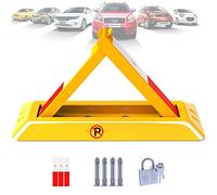 HNZHUXUE Barriera Di Parcheggio Pieghevole per Vialetto, Palo Di Parcheggio Triangolare per Auto, Blocco Rimovibile per Parcheggio, Blocco Manuale per Parcheggio, Dissuasori Di Sicurezza per Parcheggi