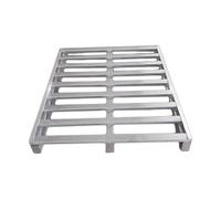 HNZHUXUE Vassoio per Secchi Di Vernice Industriale in Acciaio Zincato - Pallet Di Contenimento Delle Fuoriuscite per Spedizie Stoccaggio in Fabbrica, Magazzino e Cucina/Sier-1 Pcs/47.3In *19.7In