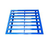 HNZHUXUE Vassoio per Secchi Di Vernice Industriale in Acciaio Zincato - Pallet Di Contenimento Delle Fuoriuscite per Spedizie Stoccaggio in Fabbrica, Magazzino e Cucina/Blue-1 Pcs/19.7 * 19.7In
