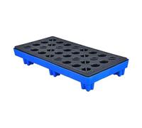 HNZHUXUE Vassoio per Secchi Di Vernice Industriale per Impieghi Gravosi e Pallet Di Raccolta Fusti, Piattaforma Di Stoccaggio Olio Modulare 1/2, Resistente Al Carico per Garage/Yellow-2Pcs/120*60*17Cm