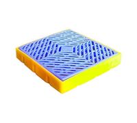 HNZHUXUE Vassoio per Secchio Di Vernice Industriale Able per Fusti Di Petrolio, Piattaforma Di Stoccaggio per Garage Durevole, Perfetta per Contenimento e Organizzazione/Yellow-1Pcs/31 * 31 * 5.5Cm