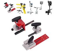 HNZMDY Morsa Regolabile per Arco, Supporto Universale per Arco da tiro con Larghezza Ganasce da 10-60 mm, Rotazione a 360° e allineamento Verticale (Type 4)