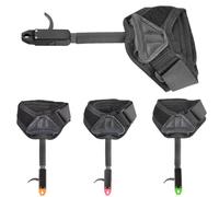 HNZMDY Rilascio del Polso Accessori per Archi composti da tiro con L'Arco Rilascio da Polso ruotabile in Alluminio Adatto per Principianti Tiro al Bersaglio (Nero)