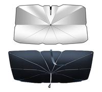 HNZZT Ombrellone Parasole Auto per Ford Mustang Mach-E/Puma K2 / Puma ST/Bronco Sport (CX430), Manico Curvo Facile da Riporre Protezione UV Tenda Parasole per Parabrezza,M (135 * 75cm)