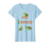 Ho 1 Anno Regalo Compleanno Bambino Bambina Tartarughe Maglietta