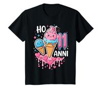 Ho 11 Anni Unicorno Compleanno 11 Anni Bambina Maglietta