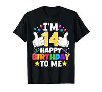 Ho 14 Anni Buon Compleanno a Me Divertente 14° Compleanno Maglietta