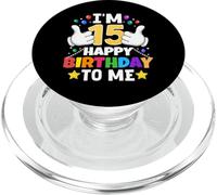 Ho 15 anni Buon compleanno a me Divertente 15° compleanno PopSockets PopGrip per MagSafe