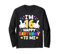 Ho 16 Anni Buon Compleanno a Me Divertente 16° Compleanno Maglia a Manica