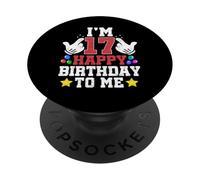 Ho 17 anni Buon compleanno a me Divertente compleanno del ragazzo PopSockets PopGrip Adesivo