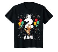 Ho 2 Anni Compleanno Ragazzi Bambino Scimmia Regalo Maglietta