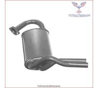 HO.23.07 Silenziatore posteriore Imasaf per HONDA CIVIC II