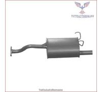HO.29.07 Silenziatore posteriore Imasaf per HONDA CIVIC VI CRX III V