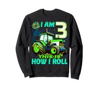 Ho 3 Anni Ecco Come Faccio rotolare Il Terzo Compleanno del Trattore di Due Anni Felpa