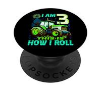 Ho 3 anni Ecco come faccio rotolare il terzo compleanno del trattore di due anni PopSockets PopGrip Adesivo