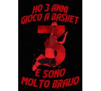 Ho 3 Anni Gioco A Basket, E Sono Molto Bravo: Quaderno, Taccuino, Libro da Disegno per Ragazzi di 3 anni | A4. 110 pagine per Disegnare, Scarabocchiare, Colorare o Scrivere