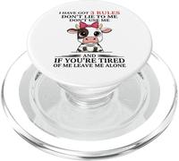 Ho 3 regole, non mentirmi, non usarmi mucca PopSockets PopGrip per MagSafe