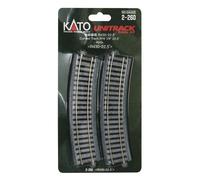 HO 430mm 16-7/8" Radius Curve 22.5-Degree (4)