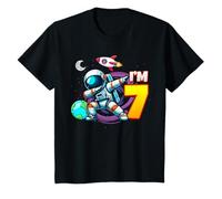 Ho 7 anni per il settimo compleanno di un astronauta spaziale di 7 anni Maglietta