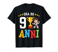 Ho 9 Anni Bambino Bimbo Compleanno Arti Marziali Karate Maglietta