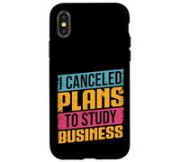 Ho annullato i piani per studiare Business Major Hustle Focus Grind Custodia per iPhone X/XS
