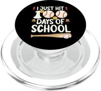 Ho appena colpito 100 giorni di scuola Baseball Studenti Stile Bambini PopSockets PopGrip per MagSafe
