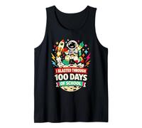 Ho Attraversato 100 Giorni di Scuola Astronauta Bambini Studenti Canotta