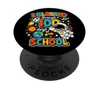 Ho attraversato 100 giorni di scuola Astronauta Bambini Studenti PopSockets PopGrip Adesivo