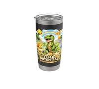 Ho avuto un potenziale sarcasmo divertente per l'estinzione dei dinosauri Bicchiere termico in acciaio inox doppia parete