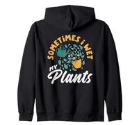 Ho Bagnato Le Mie Piante Plant Lover Tee Monstera Succulent Felpa con Cappuccio