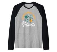 Ho Bagnato Le Mie Piante Plant Lover Tee Monstera Succulent Maglia con Maniche Raglan