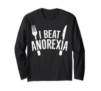 Ho battuto la consapevolezza dellanoressia Divertente Maglia a Manica