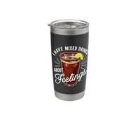 Ho bevande miste sui sentimenti Divertente birra Michelada Lime Bicchiere termico in acciaio inox doppia parete