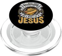 Ho bisogno di Hot Dog e di tanto Gesù, Dio cristiano Cristo PopSockets PopGrip per MagSafe