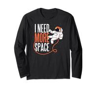 Ho Bisogno di più Spazio Bambini Astronauta Meme introverso Maglia a Manica