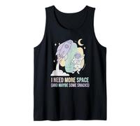 Ho Bisogno di più Spazio... e Forse Snack, Divertente Design Spaziale Canotta