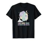 Ho Bisogno di più Spazio... e Forse Snack, Divertente Design Spaziale Maglietta