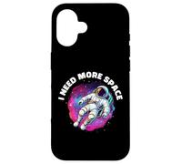Ho bisogno di più spazio Outer Astronaut Space Galaxy Art Custodia per iPhone 16