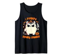 Ho Bisogno di Spooky Snacks Moody Cat Halloween Canotta