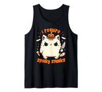 Ho Bisogno di Spooky Snacks Moody Cat Halloween Canotta