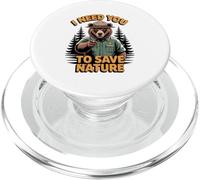 Ho bisogno di te per salvare la natura Protettori della fore PopSockets PopGrip per MagSafe