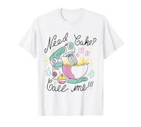 Ho Bisogno di Torte Chiamami Funny Baking Lover Maglietta