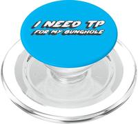 Ho bisogno di TP per il mio bunghole | nostalgico degli anni '90 anni '90 PopSockets PopGrip per MagSafe