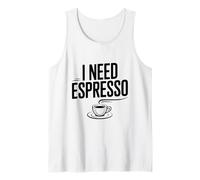 Ho Bisogno di Un Amante del caffè Espresso per i tossicodipendenti della Caffeina Canotta